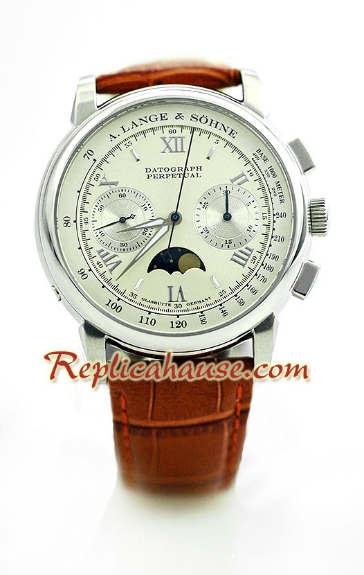 A. Lange Sohne Datograph Perpetual Reloj Suizo de imitación