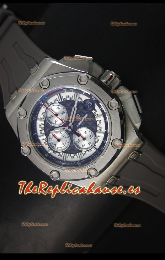 Audemars Piguet Royal Oak Offshore Michael Schumacher Reloj color Gris con Movimiento de Cuarzo