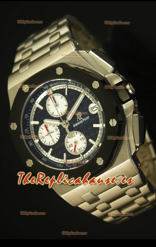 Audemars Piguet Royal Oak Offshore Reloj con Dial Negro - Caja de Acero