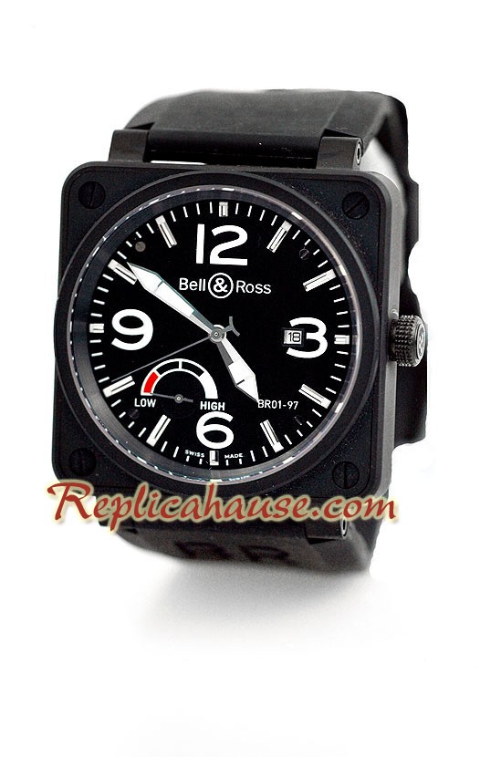 Bell and Ross BR01-97 Bateria de Reserva Reloj Suizo de imitación