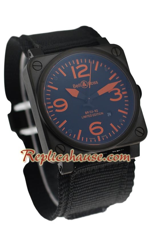 Bell and Ross BR01-92 Edición Limitada Reloj Suizo de imitación