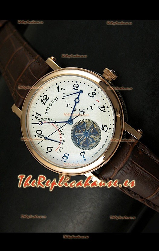 Breguet Retrograde Japanese Automatic con día/fecha y turbillón 