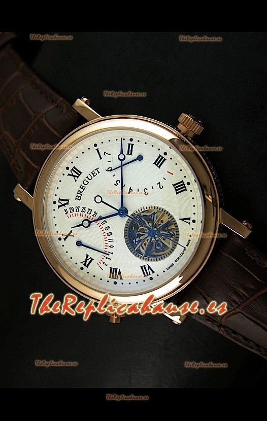 Breguet Retrograde Japanese Automatic con día/fecha y turbillón 