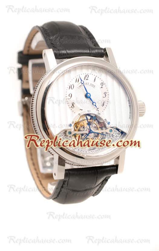 Breguet Grye Complication Tourbillon Co Axial Reloj Suizo de imitación