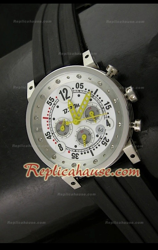 B.R.M V Series Reloj en Correa de Caucho