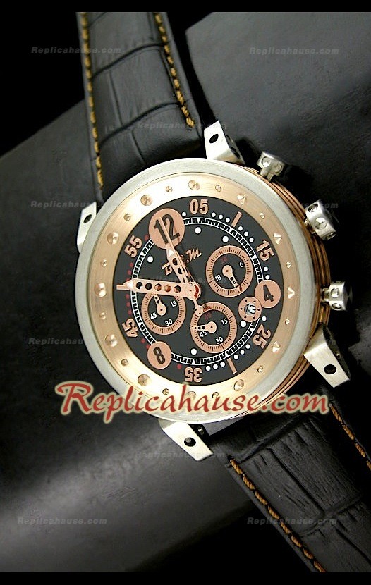 B.R.M V Series Reloj Japonés en Oro