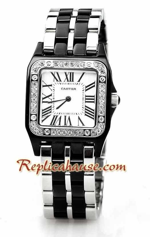 Cartier Demosille Tamaño Medio Reloj Réplica