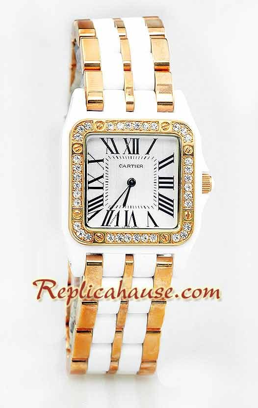 Cartier Demosille Tamaño Medio Reloj Réplica