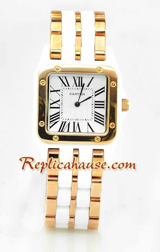 Cartier Demosille Tamaño Medio Reloj Réplica