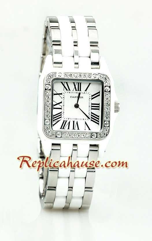 Cartier Demosille Tamaño Medio Reloj Réplica