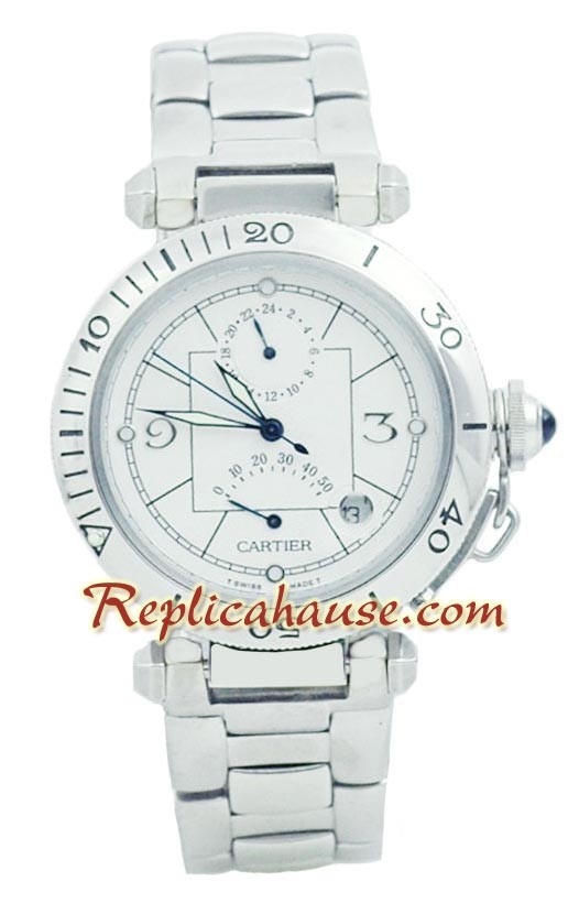 Cartier De Pasha Bateria de Reserva Reloj Réplica