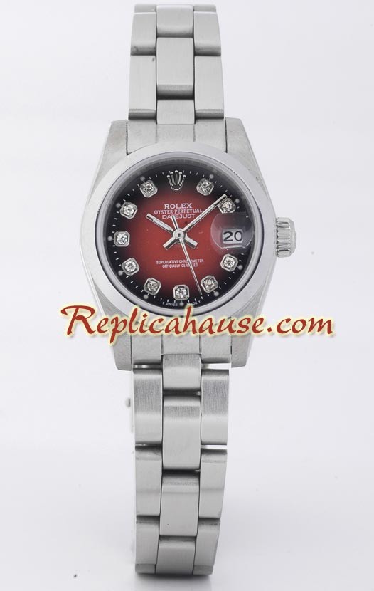 Rolex Réplica Datejust - Silver- Dama -