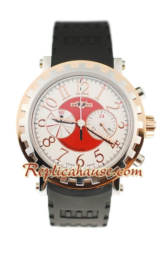 Dewitt Academia Cronógrafo Sequentiel para Hombre Reloj Réplica