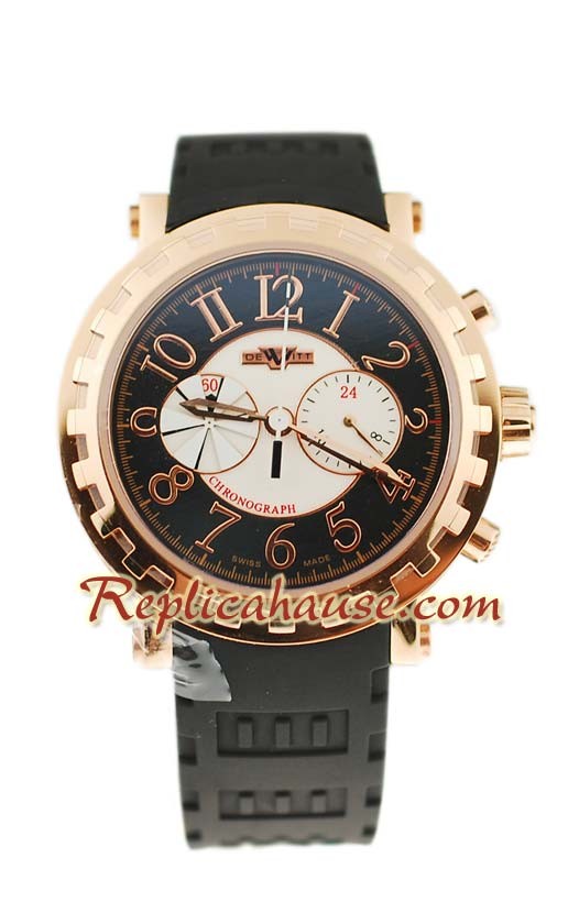 Dewitt Academia Cronógrafoe Sequentiel para Hombre Reloj Réplica