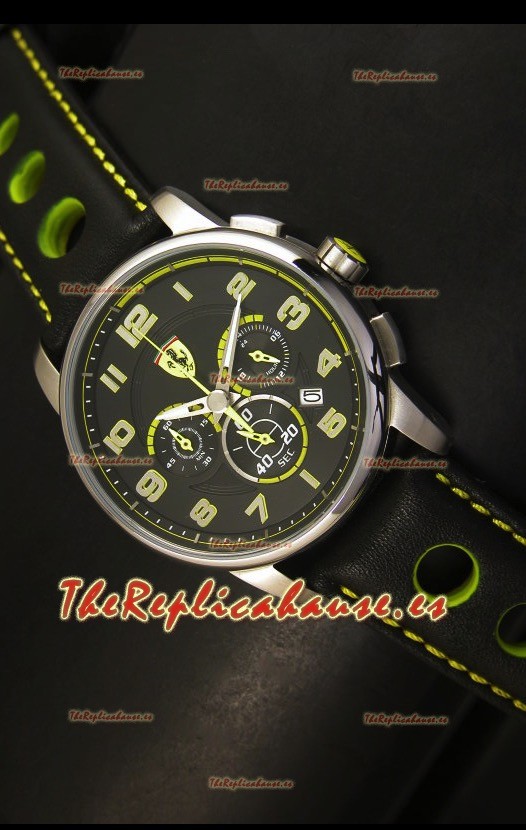 Scuderia Ferrari Heritage Reloj Cronógrafo en Caja de Acero