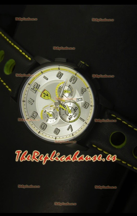 Scuderia Ferrari Heritage SF107 Reloj Cronógrafo en Acero Negro