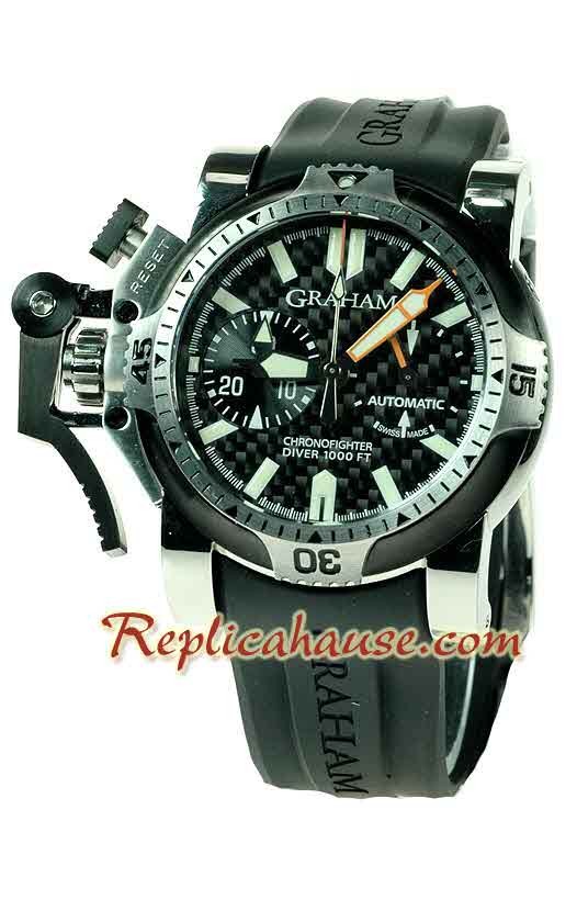 Graham Chronofighter Overtamaño Diver Reloj Suizo