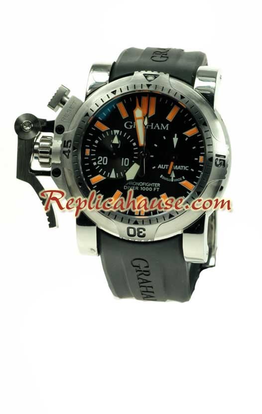 Graham Chronofighter Overtamaño Diver Reloj Suizo