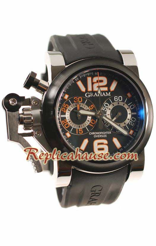 Graham Overtamaño Chronofighter Divers Reloj Suizo de imitación