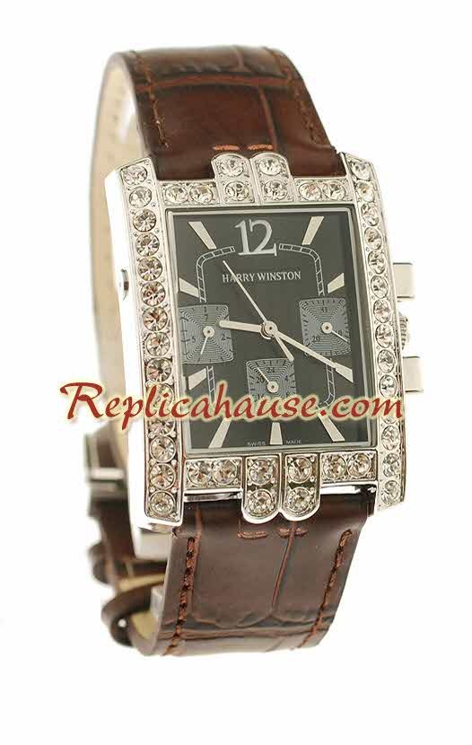 Harry Winston Avenue C Cronógrafo Suizo Dama Reloj Réplica