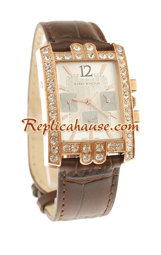 Harry Winston Avenue C Cronógrafo Suizo Dama Reloj Réplica