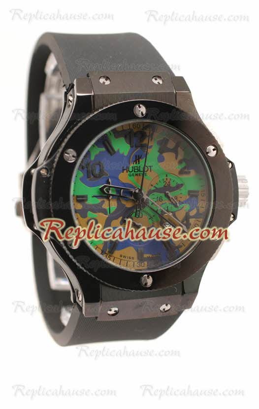 Hublot Big Bang Reloj Réplica Army Dial 48MM
