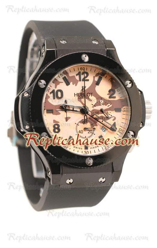 Hublot Big Bang Reloj Réplica Army Dial 48MM