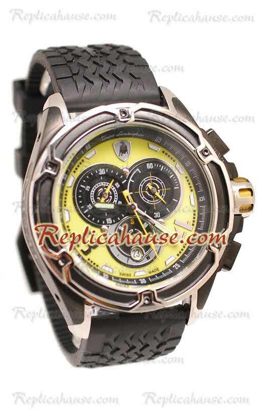 Lamborghini Mesh Cronógrafo Reloj de imitación Japonés