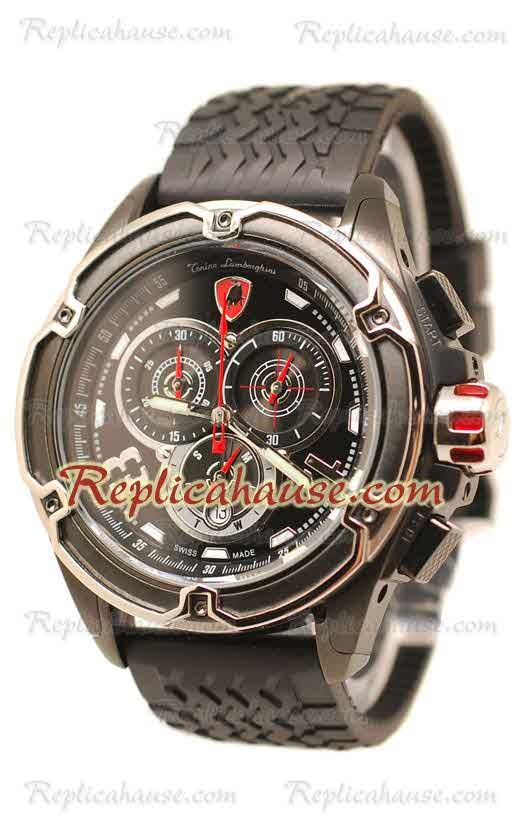 Lamborghini Mesh Cronógrafo Reloj de imitación Japonés