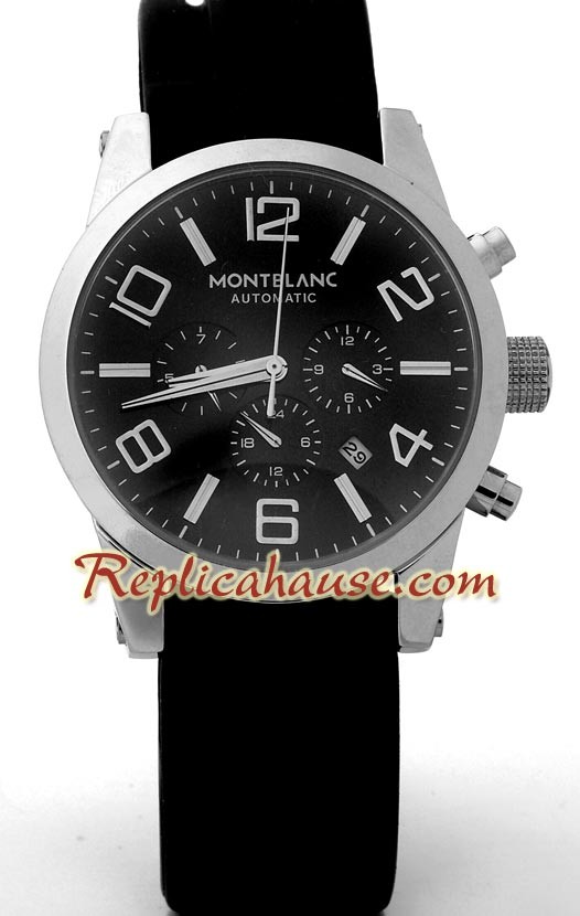 Mont Blanc Réplica Timewalker - Dial Negro