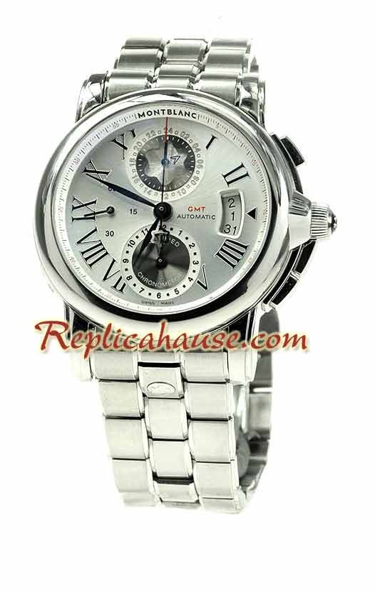 Mont Blanc Star GMT 100th Anniversary Reloj Suizo de imitación