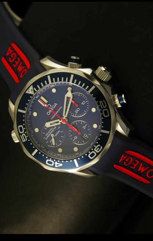 Omega Seamaster 300M Reloj Suizo Edición Emiratos - Réplica a Escala 1:1