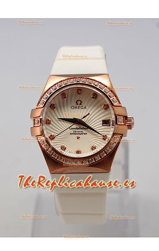 Omega Constellation para damas Réplica – Movimiento cuarzo – 35 mm.