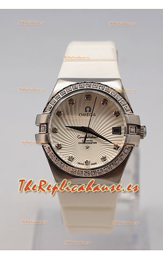 Omega Constellation para damas Réplica con Cronómetro – 35 mm.