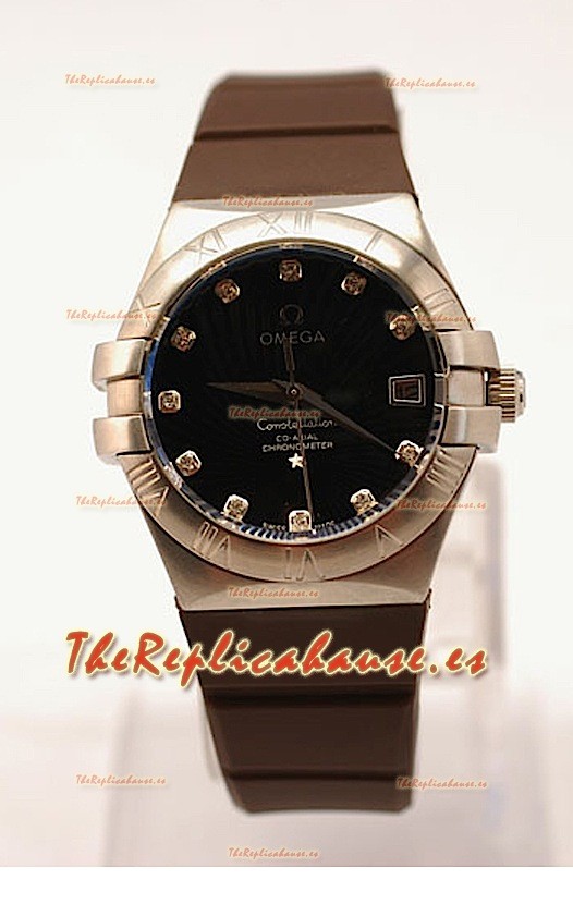 Omega Constellation para damas Réplica – Carcasa de acero - 35 mm.