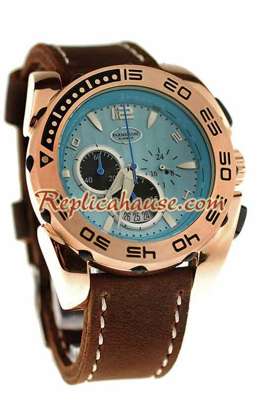 Parmigiani Fleurier Cronógrafo Reloj Réplica