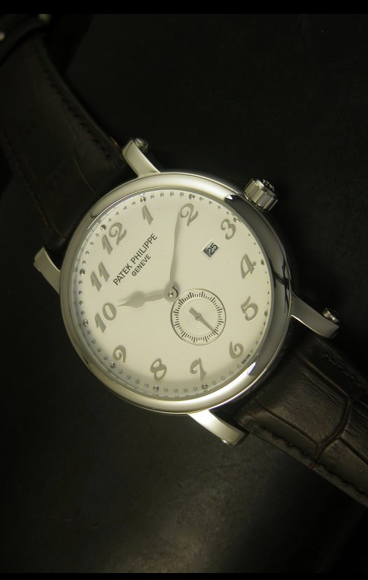 Patek Philippe Calatrava Reloj de Acero Inoxidable Movimiento Japonés