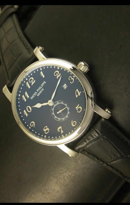 Patek Philippe Calatrava Reloj de Acero Inoxidable Movimiento Japonés