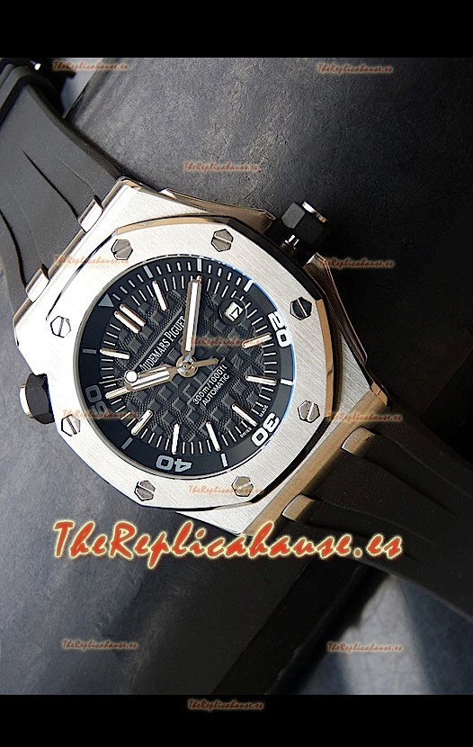 Audemars Piguet Scuba Réplica Japonesa Esfera Negra