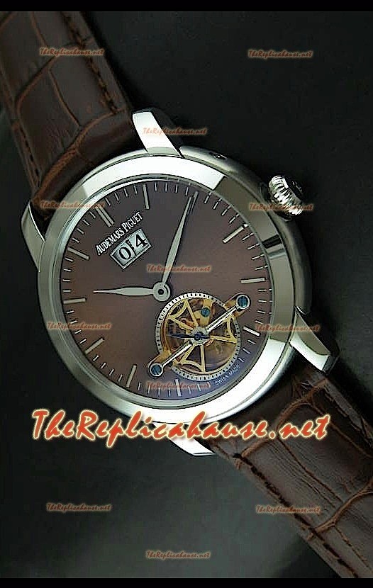 Edición japonesa del reloj de esfera marrón Audemars Piguet Jules Audemars.