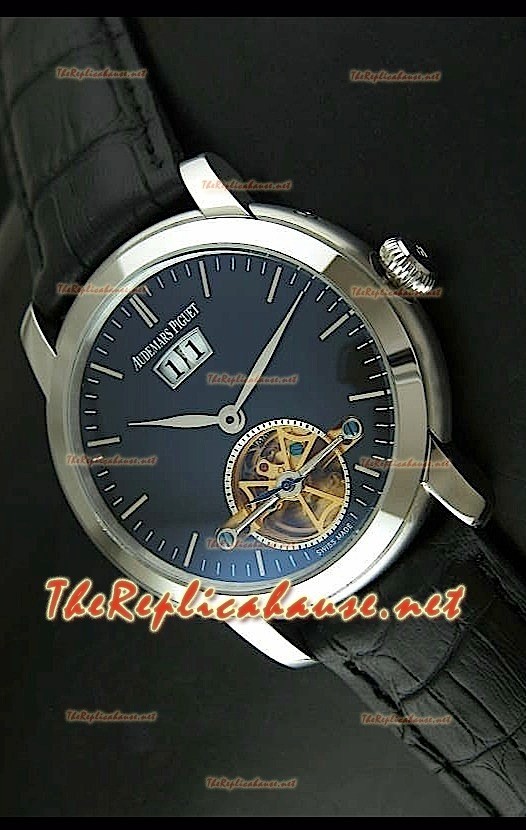 Edición japonesa del reloj de esfera negra Audemars Piguet Jules Audemars.