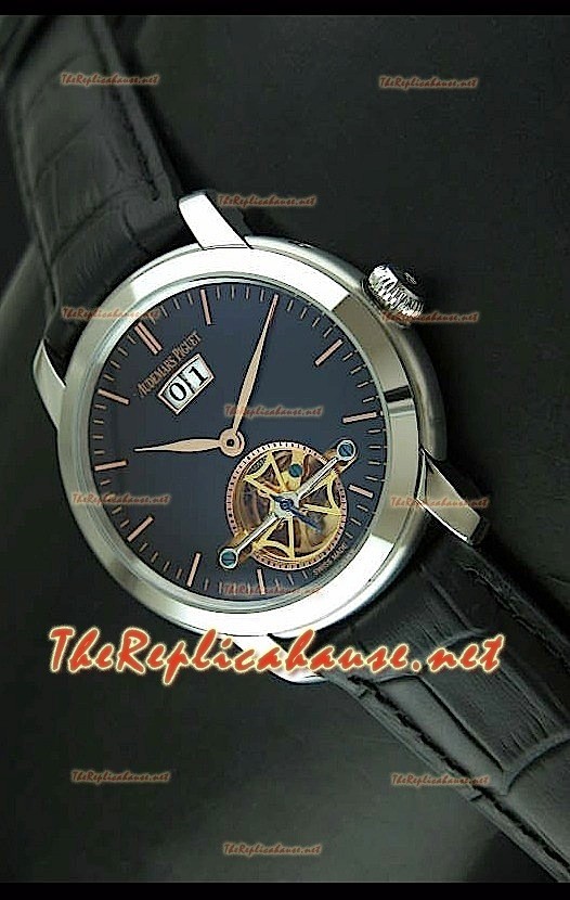 Edición japonesa del reloj de esfera negra Audemars Piguet Jules Audemars 