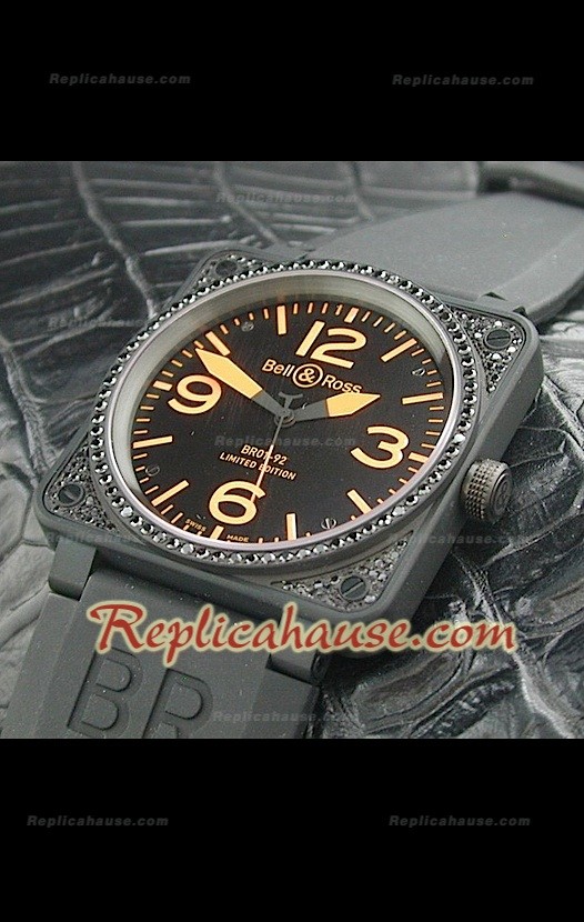 Bell y Ross BR01-92 Reloj Suizo en PVD 