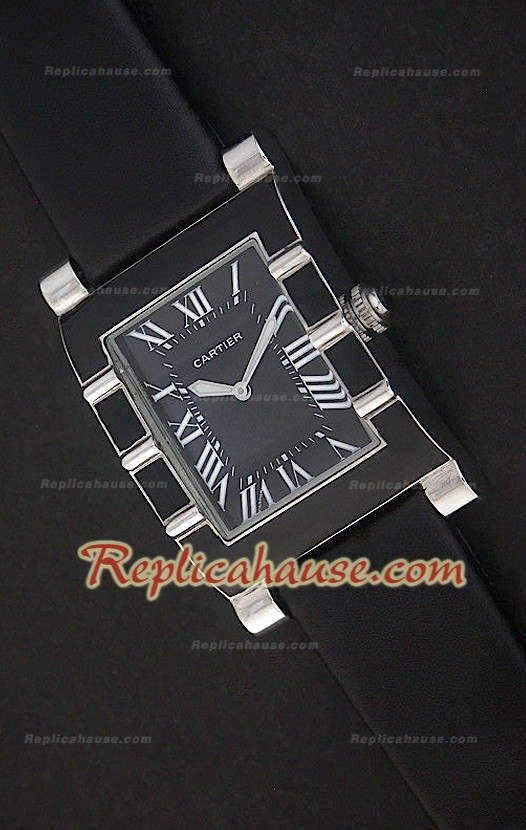 Cartier Tank Reloj Japonés con Movimiento de Cuarzo