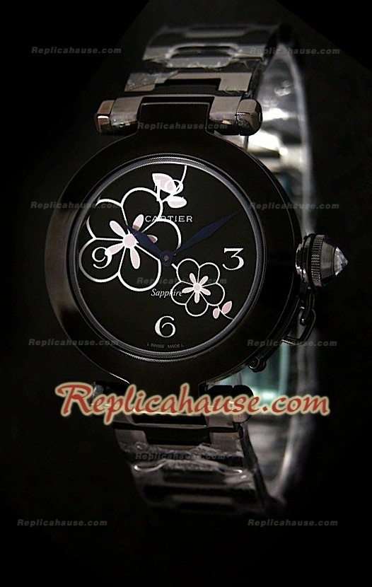 Pasha De Cartier Reloj Japonés en PVD