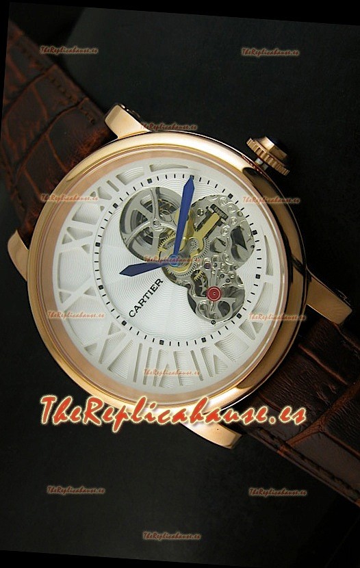 Rotonde De Cartier Cadran Love, Réplica Japonesa – Carcasa de oro amarillo 
