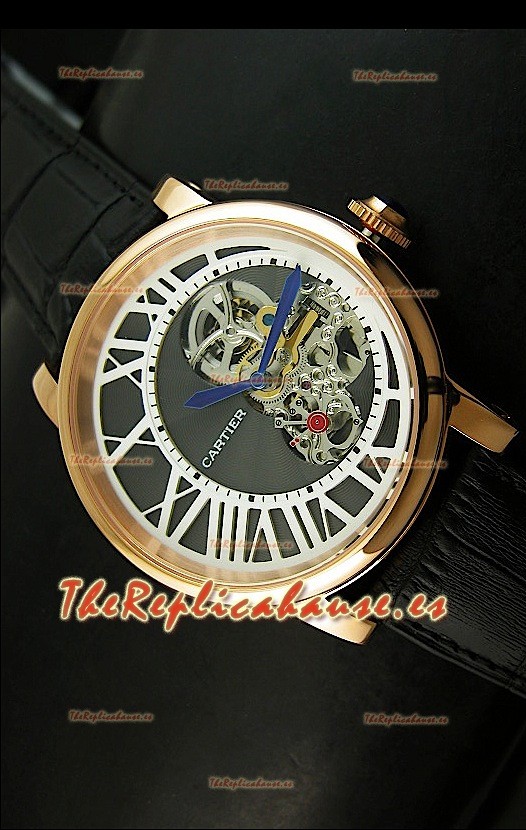 Rotonde De Cartier Cadran Love, Réplica Japonesa – Carcasa de oro amarillo 