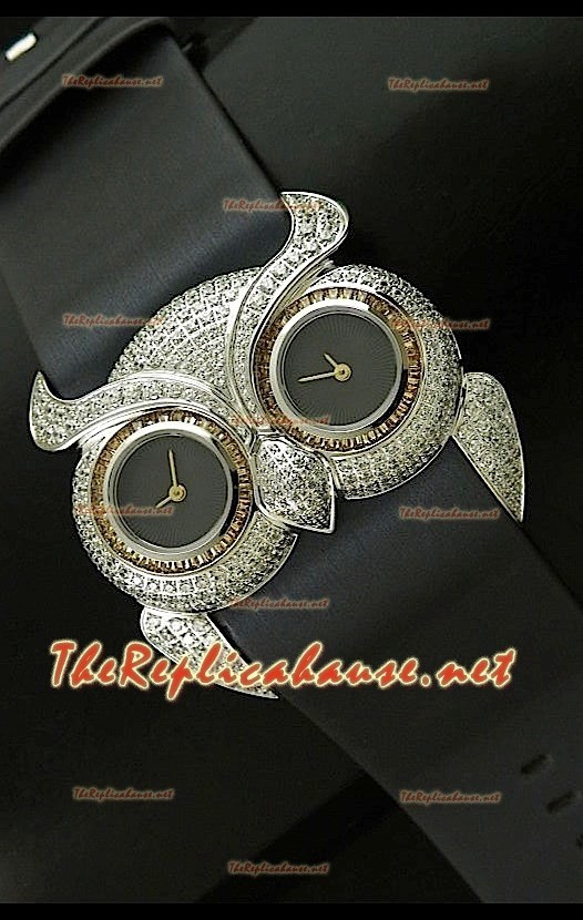 Chopard Animal World Reloj Señoras Búho en Acero Inoxidable
