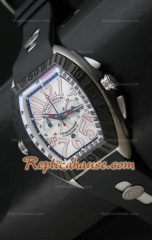 Reloj de Acero Franck Muller Edición Conquistador Sengapore GP 