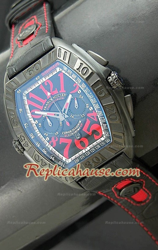 Reloj en PVD Franck Muller Edición Conquistador Sengapore GP 